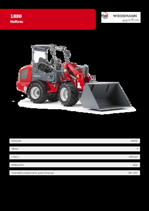 Utovarivači na kotačima Weidemann 1880