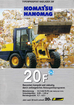 Utovarivači na kotačima Hanomag 20 F