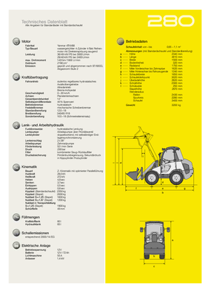 Utovarivači na kotačima Kramer 280