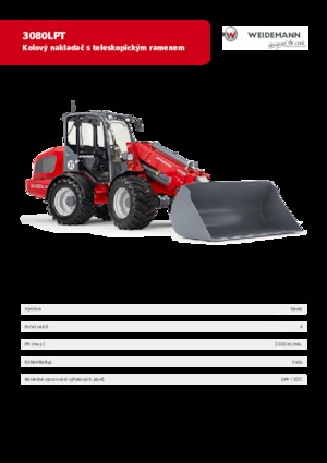 Utovarivači na kotačima Weidemann 3080 LP T 