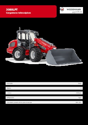 Utovarivači na kotačima Weidemann 3080 LP T 