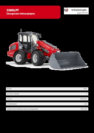 Utovarivači na kotačima Weidemann 3080 LP T 