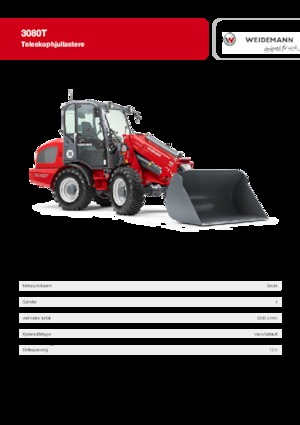 Utovarivači na kotačima Weidemann 3080 T
