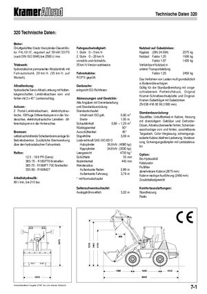 Utovarivači na kotačima Kramer 320
