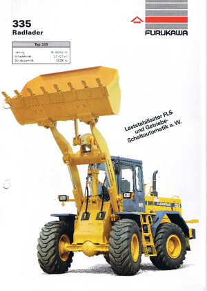 Utovarivači na kotačima Furukawa 335
