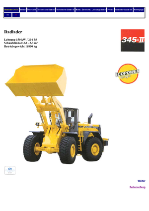 Utovarivači na kotačima Furukawa 345 II