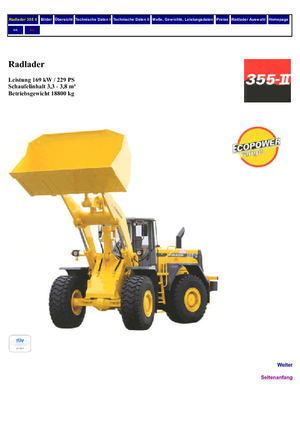 Utovarivači na kotačima Furukawa 355 II