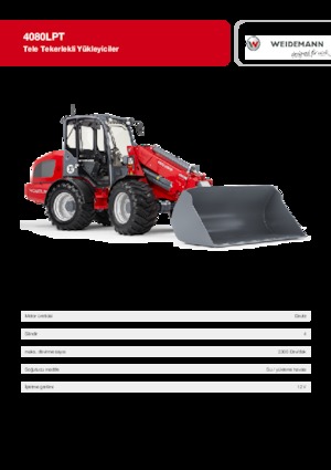 Utovarivači na kotačima Weidemann 4080 LP T 