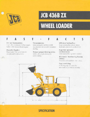 Utovarivači na kotačima JCB 436 B ZX