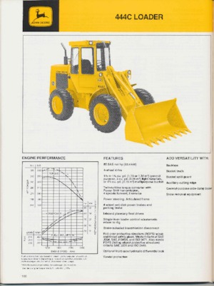 Utovarivači na kotačima John Deere Construction 444 C