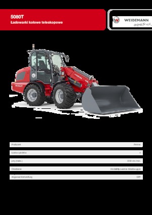 Utovarivači na kotačima Weidemann 5080 T