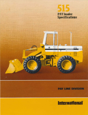 Utovarivači na kotačima International Harvester 515