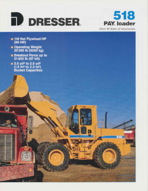Utovarivači na kotačima Dresser 518