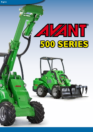 Utovarivači na kotačima Avant Tecno Avant 520