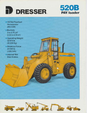 Utovarivači na kotačima Dresser 520 B