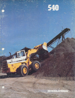 Utovarivači na kotačima International Harvester 540