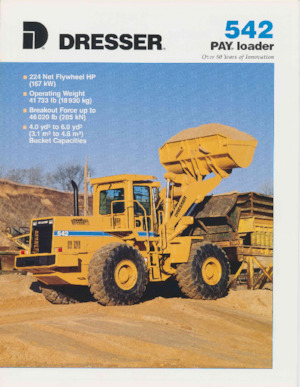 Utovarivači na kotačima Dresser 542