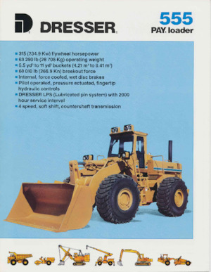 Utovarivači na kotačima Dresser 555
