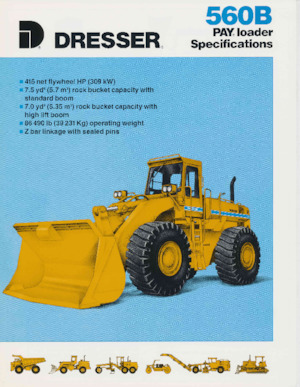 Utovarivači na kotačima Dresser 560 B