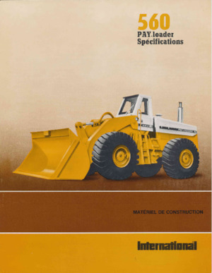 Utovarivači na kotačima International Harvester 560