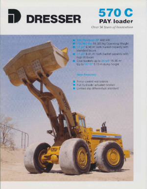 Utovarivači na kotačima Dresser 570 C