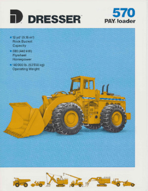 Utovarivači na kotačima Dresser 570