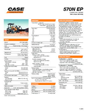 Utovarivači na kotačima Case 570N EP