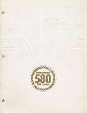 Utovarivači na kotačima International Harvester 580