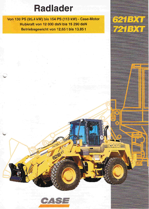 Utovarivači na kotačima Case 721 B XT