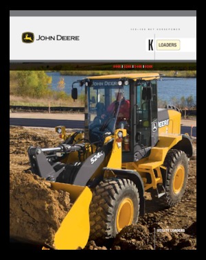 Utovarivači na kotačima John Deere Construction 544 K