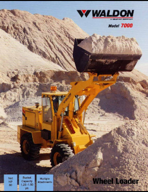 Utovarivači na kotačima Waldon 7000