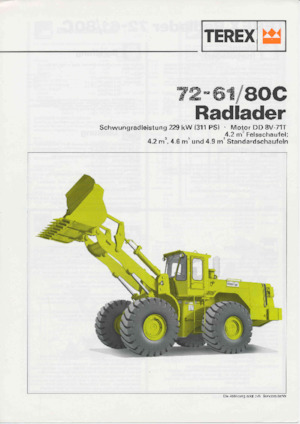 Utovarivači na kotačima Terex 72-61/80 C