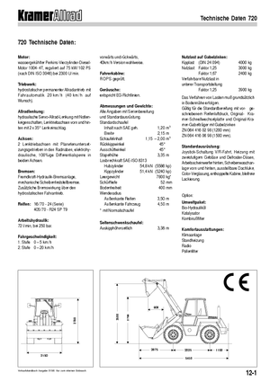 Utovarivači na kotačima Kramer 720
