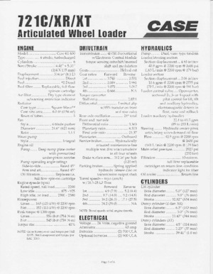 Utovarivači na kotačima Case 721 CXT