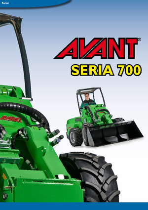 Utovarivači na kotačima Avant Tecno Avant 750