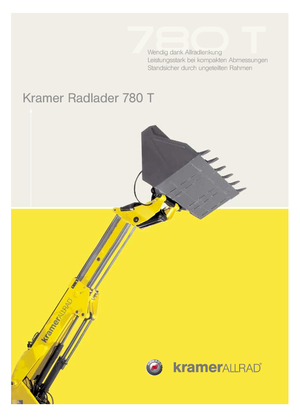 Utovarivači na kotačima Kramer 780 T