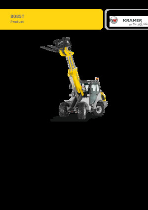 Utovarivači na kotačima Kramer 8085T