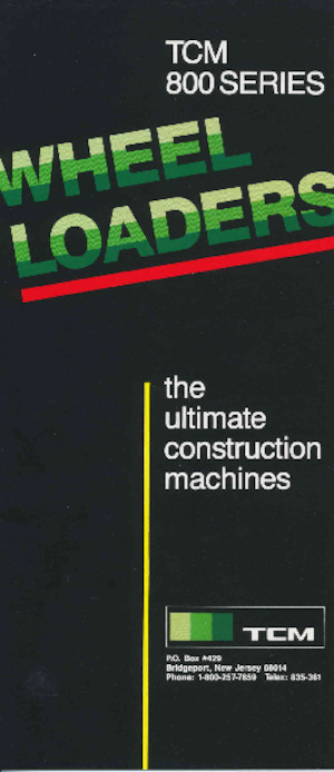 Utovarivači na kotačima TCM 840