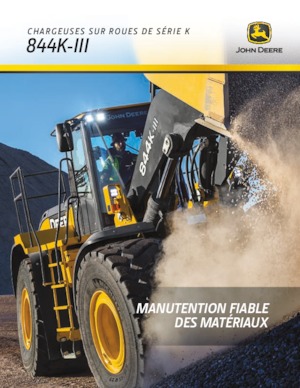 Utovarivači na kotačima John Deere Construction 844K-III