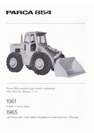 Utovarivači na kotačima Parca 854