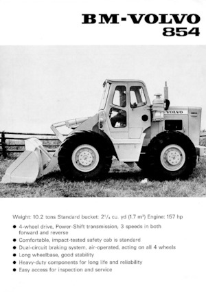 Utovarivači na kotačima Volvo 854