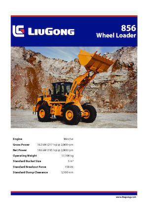 Utovarivači na kotačima Liugong 856 