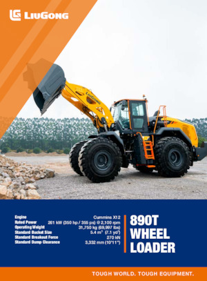 Utovarivači na kotačima Liugong 890T