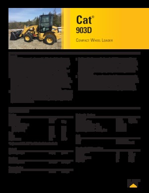 Utovarivači na kotačima Caterpillar 903D