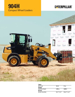 Utovarivači na kotačima Caterpillar 904 H