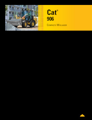 Utovarivači na kotačima Caterpillar 906