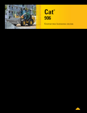 Utovarivači na kotačima Caterpillar 906