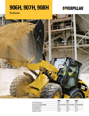 Utovarivači na kotačima Caterpillar 907H