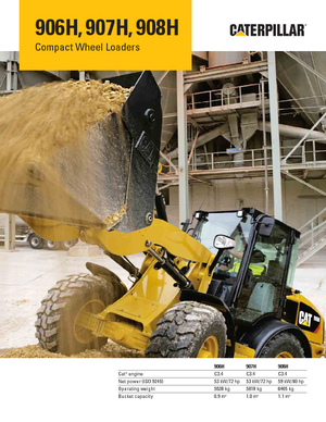 Utovarivači na kotačima Caterpillar 906H