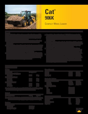 Utovarivači na kotačima Caterpillar 906K